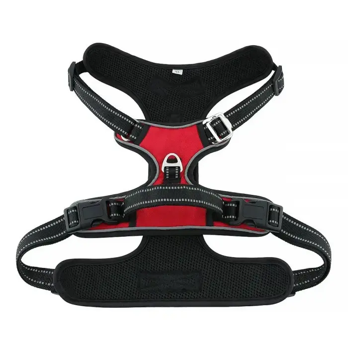 Dog harness OXFORD A size M red black Foto 2