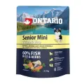 Sausa barība suņiem - Ontario Dog Senior Mini Fish and Rice, 0.75kg Foto 1