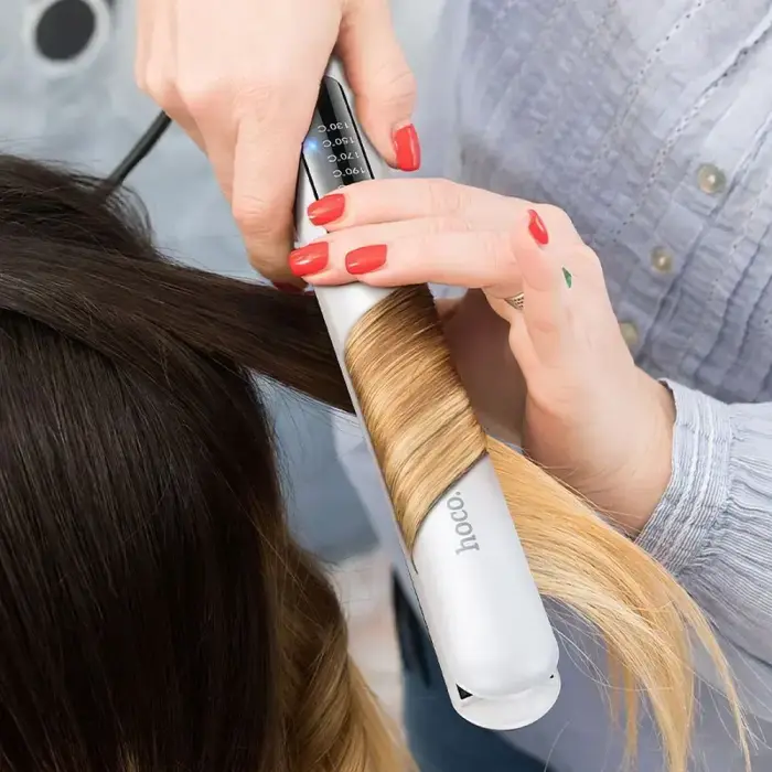 Hair straightener Hoco HP40 white Foto 4