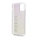 Guess GUHCN58PCUGLGPI Hard Gradient Glitter phone case for iPhone 11 Pro gold pink — Photo 4