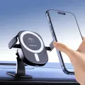 Dudao FW11 car phone holder with 15W inductive charger for air vent | cockpit - black Photo