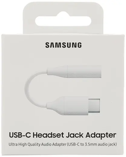 Samsung EE-UC10JUWEGUS 3.5 mm to USB-C Audio Adapter for phones White (EU Blister) Photo