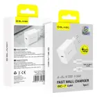 Blavec Wall charger BC-7 GaN4 - Type C - PD QC 45W 3A with Type C to Type C cable (TCBC7G4-CW453A+CC) white (damaged packaging) Foto 9