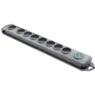 Qoltec Surge protector | 8 sockets | 3m | Grey — Foto 11