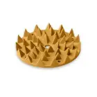 Acupuncture massage pad set with pillow and cover black gold Foto 3