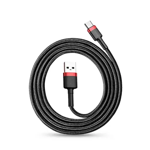 Baseus Cafule CATKLF-U91 USB-C charging cable 3A | PD | QC 3.0 | 300 cm black Photo