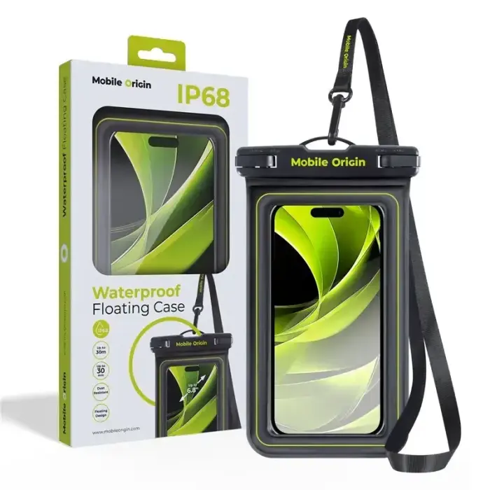 Mobile Origin Waterproof Floating Case 6,8", black/green