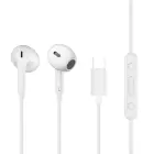 QCY LH1 In-Ear Wired Headphones with Remote and Microphone 1.15m - White Foto 1