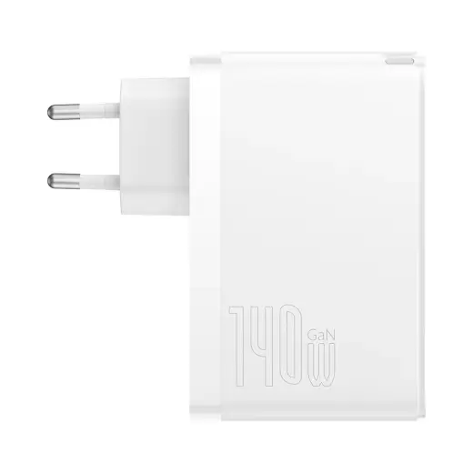 Baseus GaN5 Pro tīkla lādētājs | 140W | GaN | USB-C, USB-A | balts Foto 2