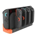iPega SW2185 Charger Dock for JoyCon Controllers Nintendo Switch 2 Black (Damaged Package) Foto 4