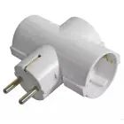 AC splitter Uni-Schuko plug, - x 3 Schuko socket — Photo 1