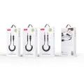 XO audio kabelis NB-R255C jack 3,5mm - jack 3,5mm 1,0m melns Foto 2