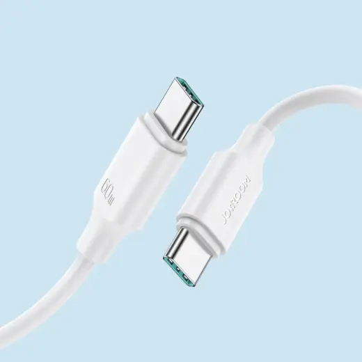 Joyroom cable USB-C - USB-C 480Mb | s 60W 1m white (S-CC060A9) Foto 4