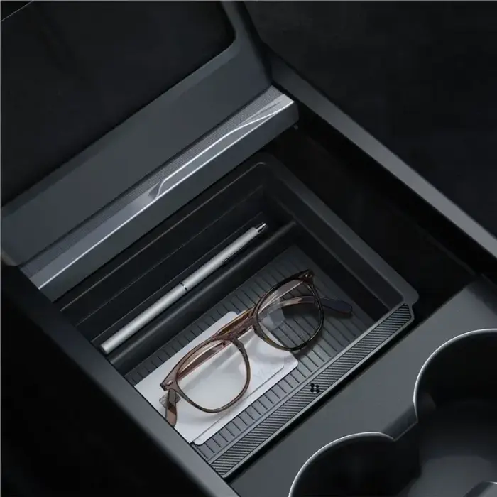Spigen Tesla Sliding Console Organizer (Bottom), black - Tesla Model 3 2024