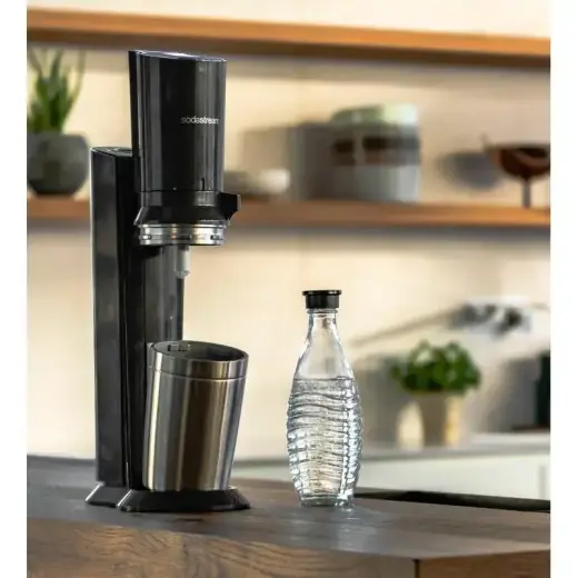 SodaStream Soda Maker Crystal 3 0 QC black Schwarz incl 1 Glasbottle (1016411410) Foto 3