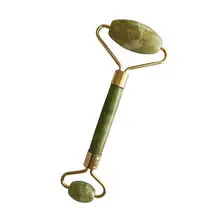 Лицевой роликовый массажер (светло-зеленый ксюянский нефрит). Фото num