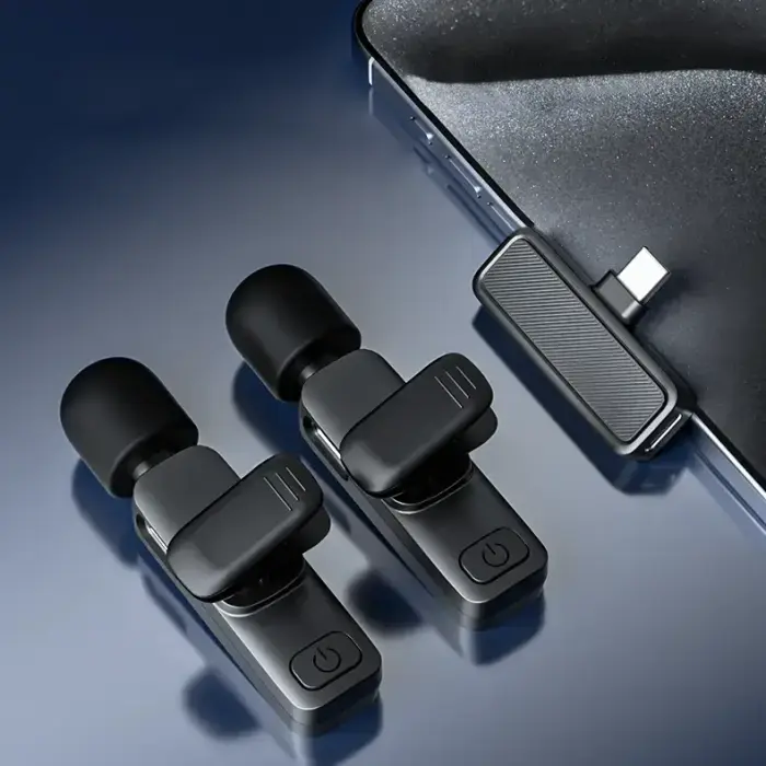 Blavec Lavalier Microphones x 2 MK-01 ClipGo Type C (LMMK01-B) black Foto 2