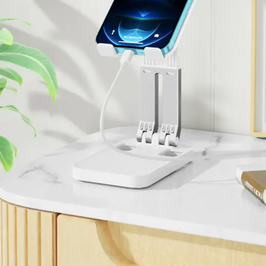 Folding phone stand for tablet (K15) - white Foto 6