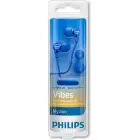 Wired earphones with microphone jack 3,5mm PHILIPS SHE3705BL blue Foto 3