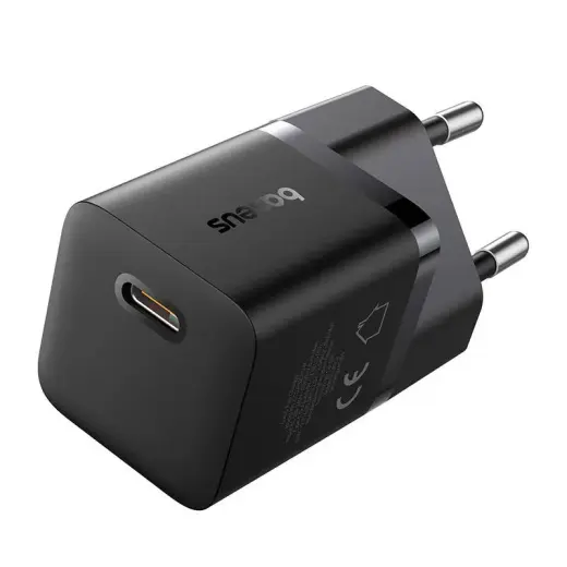 Fast Charger Baseus GaN5 mini 1C, 25W (black) Foto 2