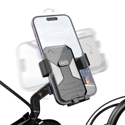 Dudao F7C+ bicycle | motorcycle phone holder - black Foto 3
