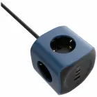 Cellline Power Socket Cube 6in1 2500W USB/2xUSB-C 65W blue — Foto 5