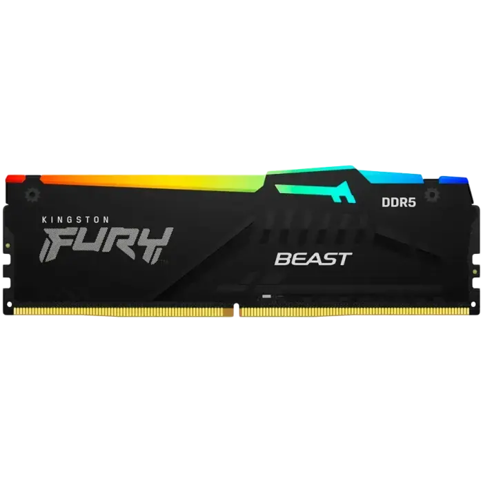 Kingston 16GB 6400MT/s DDR5 CL32 DIMM FURY Beast RGB EXPO