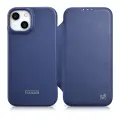 iCarer CE Premium Leather Folio Case iPhone 14 Plus Magnetic Flip Leather Folio Case MagSafe Blue (WMI14220715-BU) — Photo 15