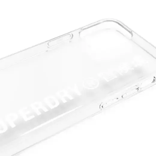 SuperDry Snap iPhone 12 mini Clear Case biały|white 42593 Photo