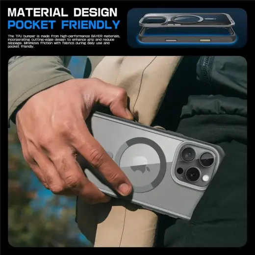 Supcase UB Mag Case with MagSafe for iPhone 16 Pro Max - Gray Photo
