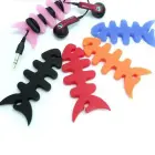 Fish-shaped headphone cable wrap - black — Фото 13