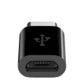 Fusion Universāls Adapteris Micro USB uz Type-C (USB-C) USB Savienojums Melns Foto 2