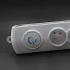 Qoltec Surge protector | 5 sockets | 1.8m | Grey — Foto 12