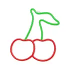 Neon LED Light CHERRY green red NNE23 Neolia Foto 1