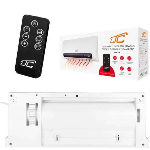 Air curtain LTC with ceramic heating element 1100|2200W with remote control Foto 5