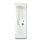 Qoltec Self-locking cable tie | 7.2*300mm | 50 pcs. | Nylon66 | UV | White Foto 1