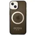 Guess Translucent MagSafe Compatible Case for iPhone 14 Plus Black — Foto 3