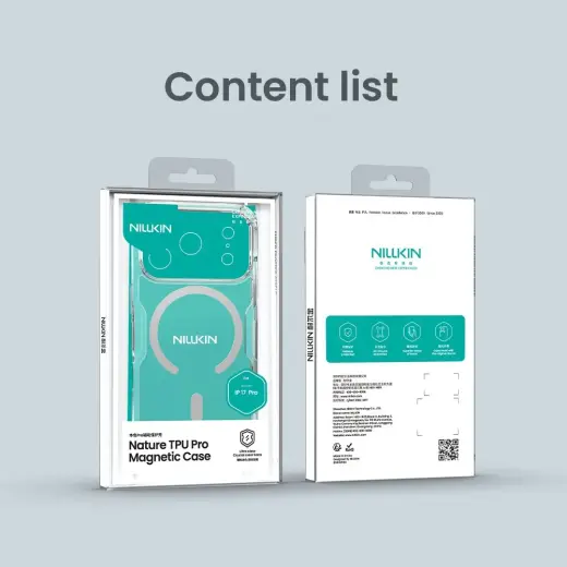 Nillkin Nature TPU PRO Magnetic Cover for Apple iPhone 17 Pro Transparent Фото num