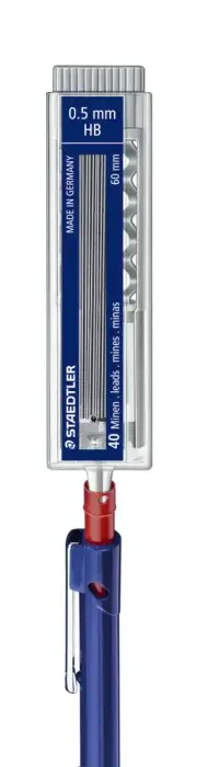 Serdeņi mehāniskajam zīmulim STAEDTLER MARS MICRO CARBON 255 0.5mm HB Foto 6