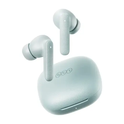 TWS QCY T43 Earphones (misty blue) Foto 2