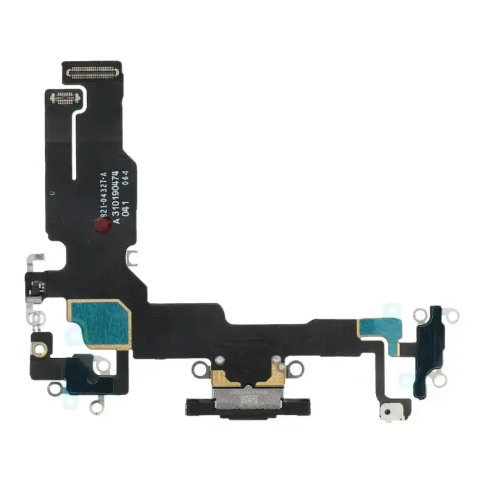 Charging flex USB for IPHONE 15 black OEM