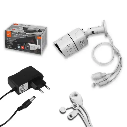 Exterior IP camera BULLET white IP66 PTZ WiFi&LAN 4Mpix 85*LED 4*IR 10W DC12V/1A LTC Vision Foto 3