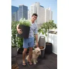 Puķu podu komplekts Cylinder Planters S+M+L brūns — Foto 3