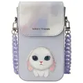Nimmy Zestaw 3w1 torebka na telefon +     portfel + etui na lokalizator fioletowy|purple Big Eyed Pet 2.0 Rabbit Foto 2
