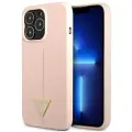 Guess Silicone Line Triangle Case for iPhone 13 Pro Max Pink — Foto 1