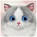 Nimmy Big Eyed Pet 2.0 Cat phone case for iPhone 16 pink Photo