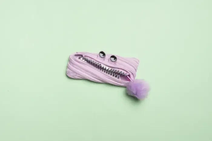 Penālis ZIPIT Grillz Monster Pouch, ceriņu krāsa Foto 4