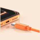 USAMS U98 data transfer and charging cable | USB-C to Lightning | 30W | white — Photo 15