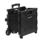 Foldable shopping trolley with load capacity up to 25kg Olli 45L 38x36x33cm black Photo