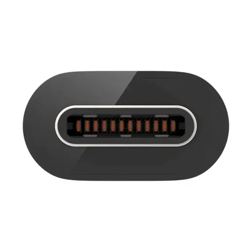 Fusion Universāls Adapteris Micro USB uz Type-C (USB-C) USB Savienojums Melns Foto 5